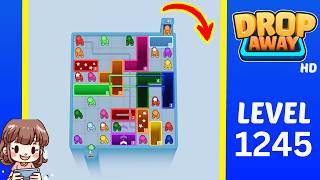 Drop Away Level 1245 Solution Walkthrough