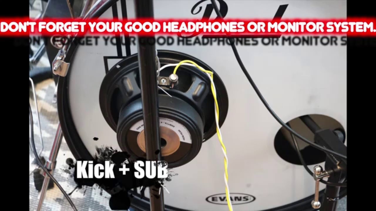 SUB KICK 8" DIY Drum Test Recording YouTube