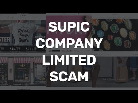 Supic Company Limited Scam Network » Fake Website Buster