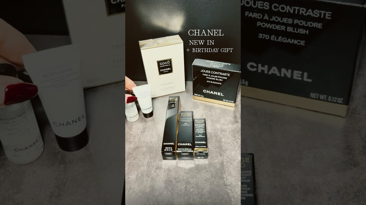 CHANEL購入品をまとめてご紹介🖤今回はバースデーギフトも一緒に