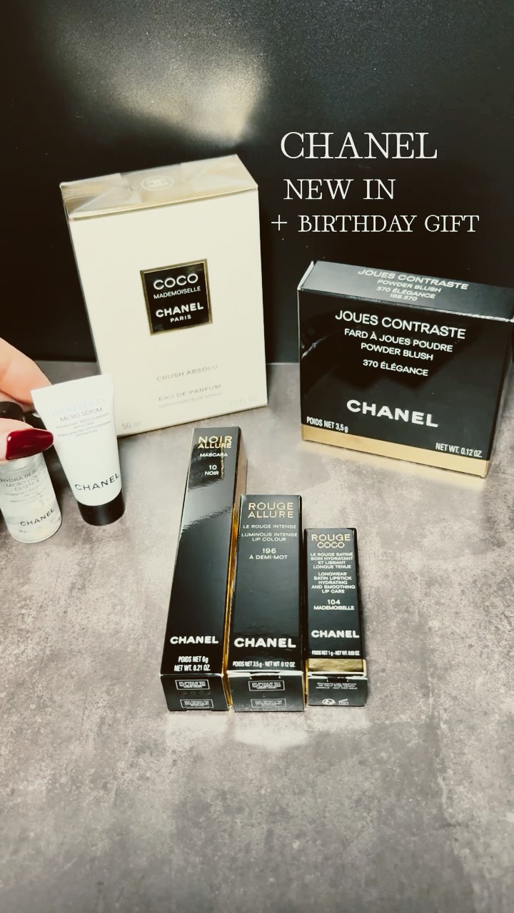 CHANEL購入品をまとめてご紹介🖤今回はバースデーギフトも一緒に