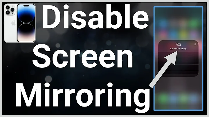How To Turn Off Screen Mirroring On iPhone