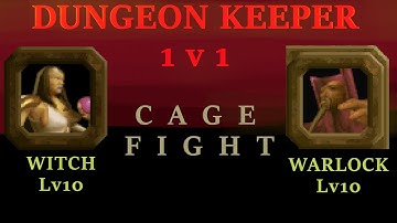 Dungeon Keeper 1v1: WITCH v WARLOCK