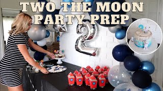 PARTY PREP | TWO THE MOON PARTY SET UP
