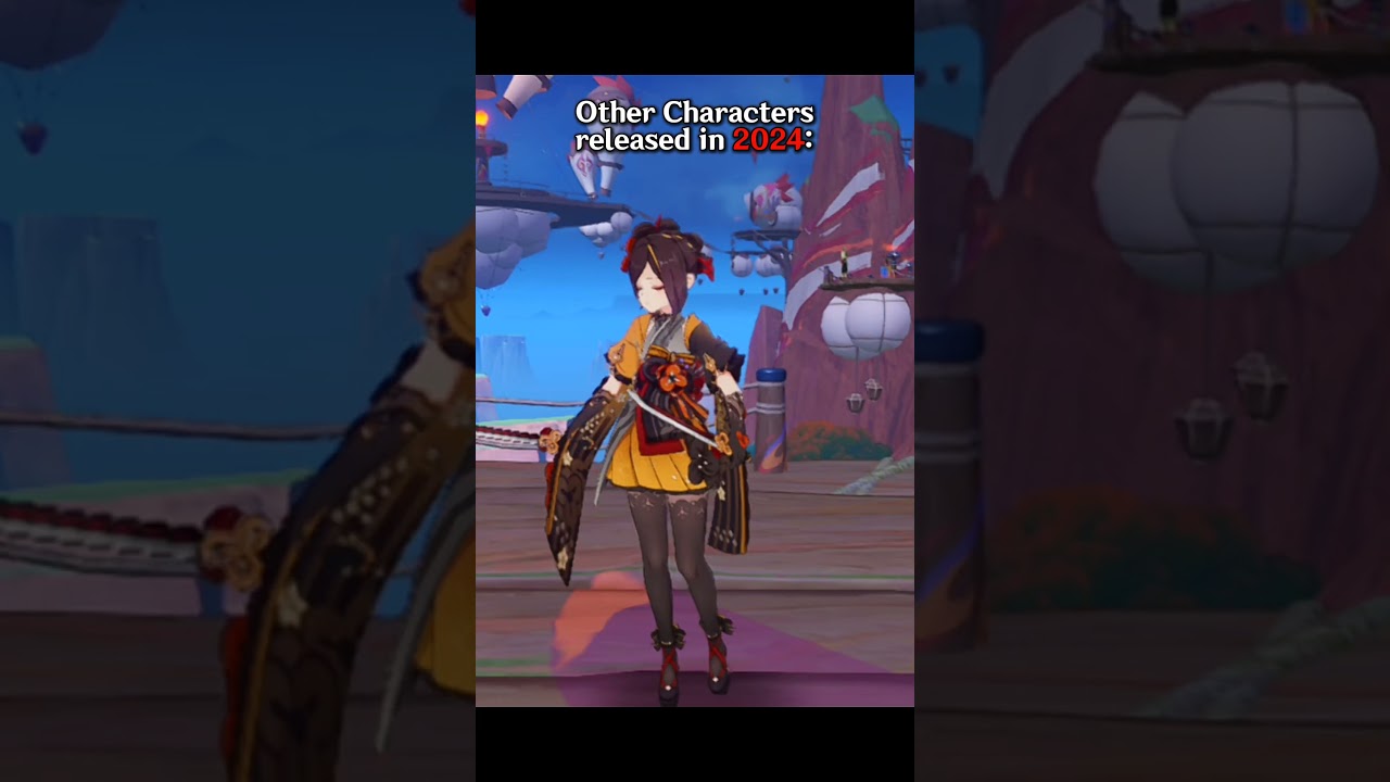 Kinich being the only 5 star male released in 2024 is sad 😔 (Genshin Impact) 