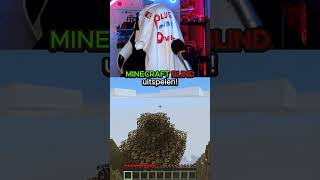 Minecraft UITSPELEN, maar ik ben BLIND! #shorts #challenge