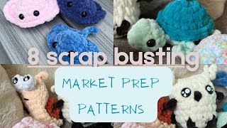 8 FREE Projects You Can Market Prep With Scrap Yarn and Little to No Polyfil