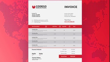 Photoshop Free Download – Invoice Template