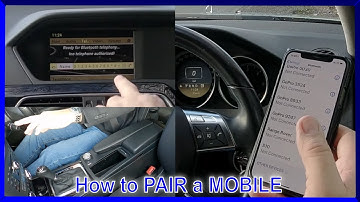 How to pair a mobile to the bluetooth audio system in a 2011 Mercedes Benz C Class