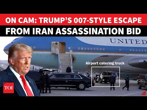 RAW FOOTAGE: Trump’s SECRET Iran Escape On Cam; Catering Truck Used In Air Force One SWITCH | Watch