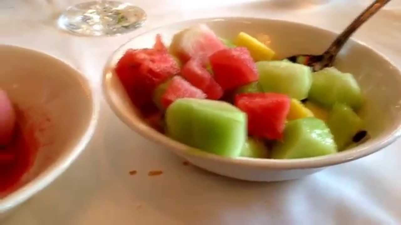 Disney Dream Cruise Vegan and Vegetarian Dining Options - Dinner Desert Day 1