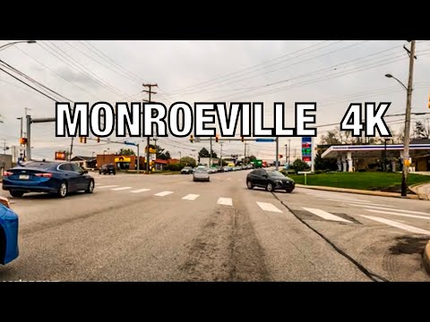 MONROEVILLE  4K - Driving Tour - Pennsylvania