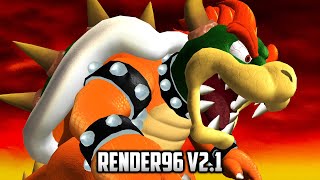 ⭐ Super Mario 64 PC Port - Mods - Render96 Base Models v2.1 - 4K 60FPS