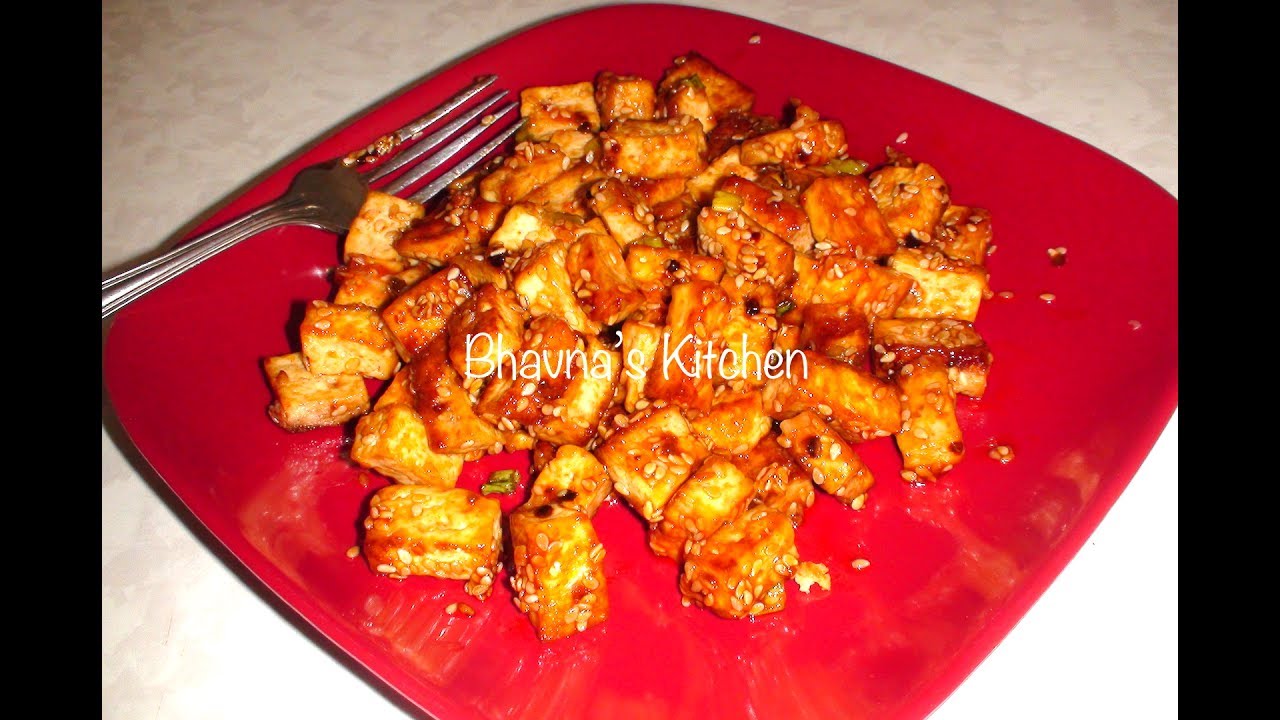 Tofu Chili Stir Fry Video Recipe (Spicy Tofu) by Bhavna - Keto-diet friendly recipe | Bhavna