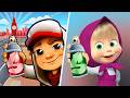 Subway Surfers VS Masha And The Bear Subway Surfers 