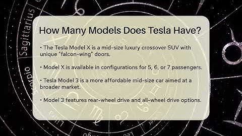 How Many Models Does Tesla Have? - Talking Tech Trends