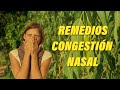 Alivio para la CONGESTIÓN NASAL y sinusitis rápido. REMEDIOS CASEROS.