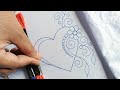 Love Design Embroidery Idea ! EASY Hand Embroidery Tutorial / Love Design Embroidery for Beginners