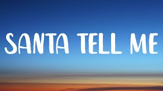 Ariana Grande - Santa Tell Me (Lyrics)