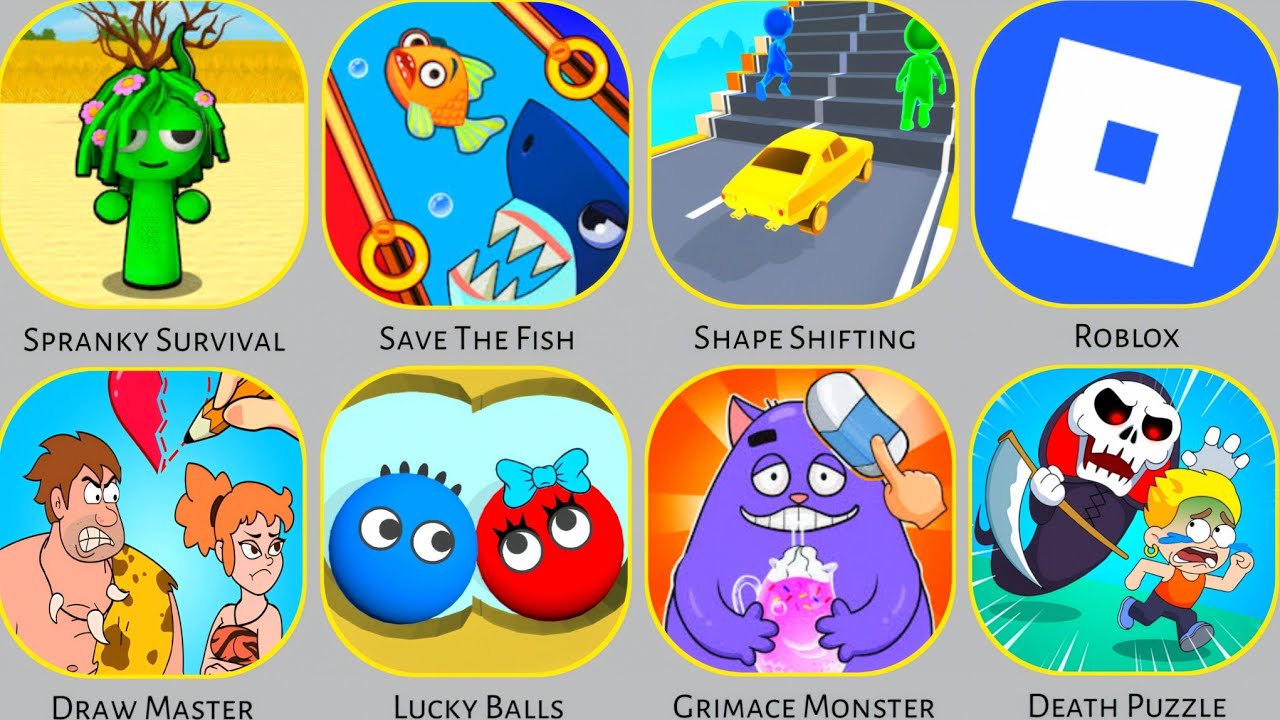 Spranky Survival,Spranky Music,Sprunky Run,Draw Master,Gramic Monster scary Survival,Lucky Balls 