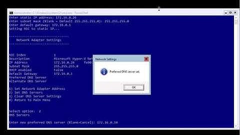 02. MOC 20740C - Module 1 - Exercise 2 - Completing post installation on Windows Server 2016 Core