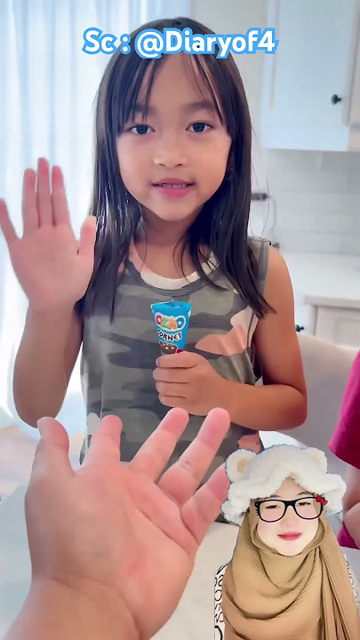 Permen coklat eskrim dari kakak cantik ⁉️😍 @Diaryof4 #shorts #funny #dubbing