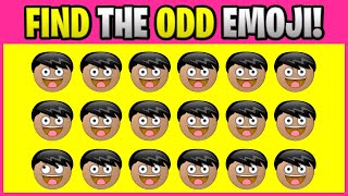 FIND THE ODD EMOJI! O15049 Find the Difference Spot the Difference Emoji Puzzles PLO