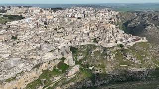 Matera (Italy) from sky (2)