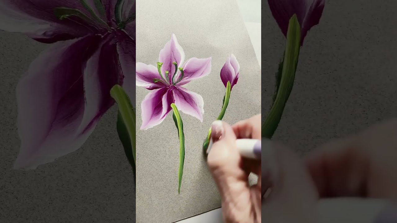 Lily With One Stroke Love Donna