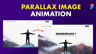 Figma Parallax Image Animation Using Smart Animate - 📎 With Practice File