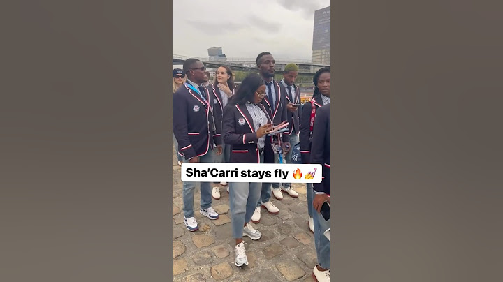 Sha’Carri bringing the Opening Ceremony HEAT🔥