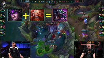 FNC Broxah & Caps Perfect Steal Baron Setup | FNC vs H2K game 2 highlights