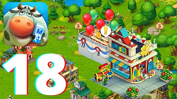 Township - Gameplay Walkthrough Part 18 - Level 11 Unlocking House of Luck (Android, iOS)