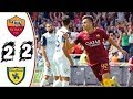 ملخص مباراه روما وكييفو فيرونا 2-2 ....... 2018 مباراه تاريخيه