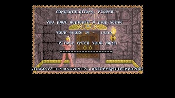 Yolanda quick play on the Amiga. Game by Vectordean and released by Millennium in 1990.