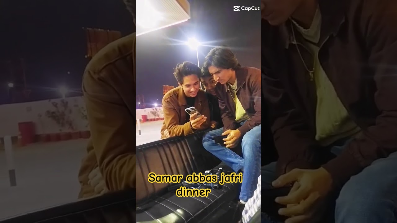 Samar Abbas Jafri dinner with friends 