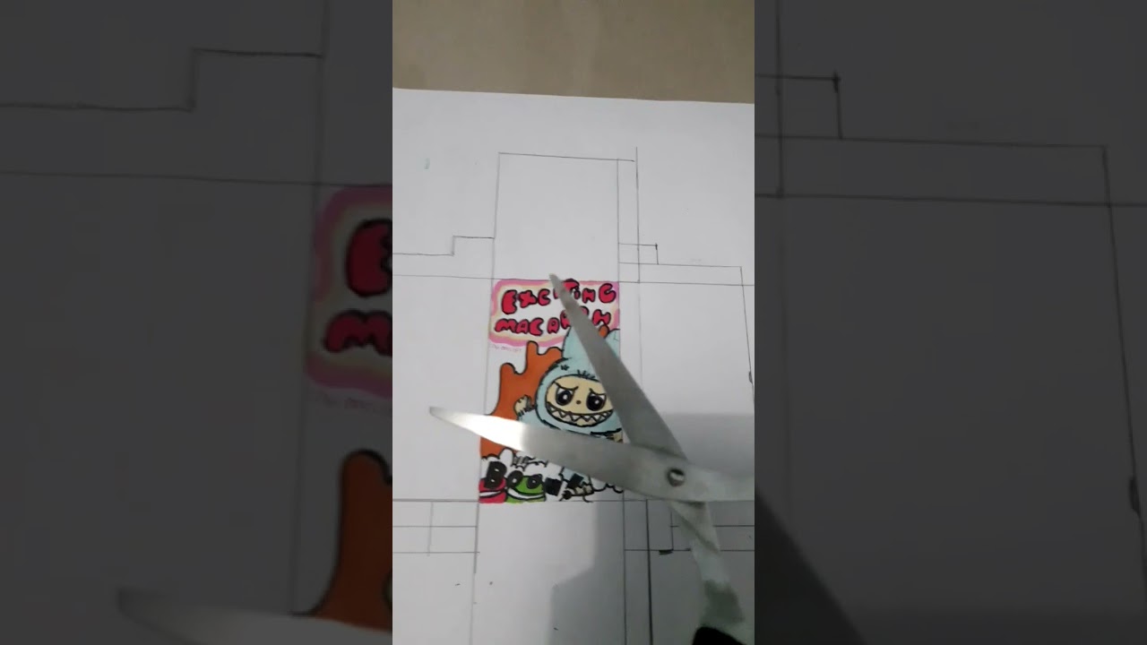 How to make labubu blind box(only the box) part 1