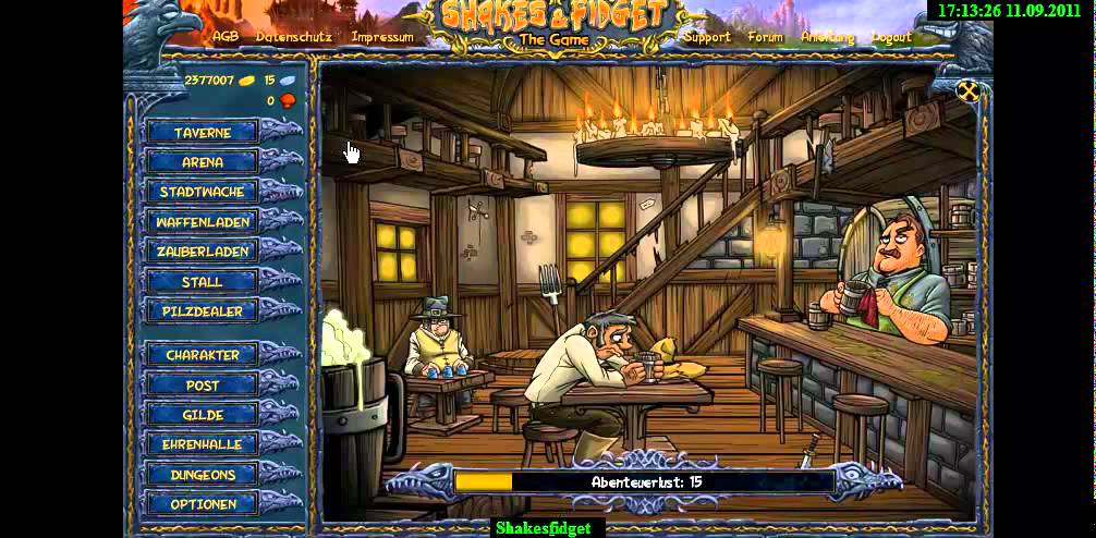 Shakes&Fidget Server 5,6,13 udn 123playgames.sfgame.gr