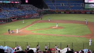 PC0037 20200822 阿迷趴 , 七下 , 廖健富:右外野方向飛球被接殺,二出局,跑者上三壘。