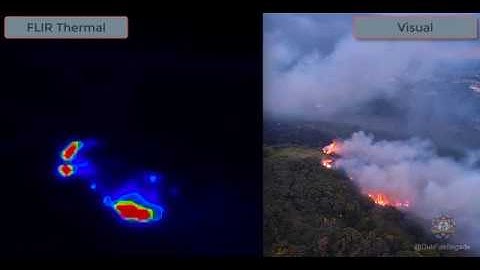 Dublin Fire Brigade FLIR Thermal Drone RPAS