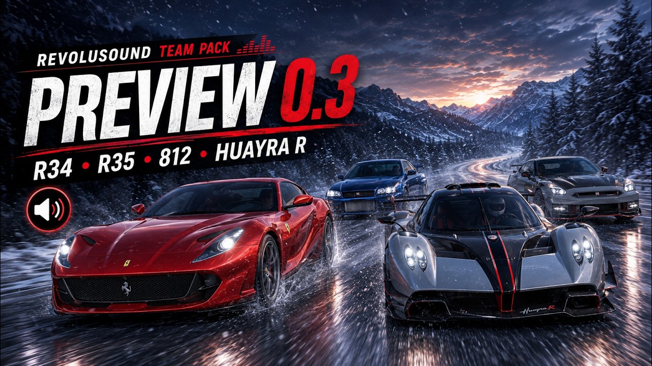 Forza Horizon 6 Revolusound Team Pack 0.3 Preview (Updated Import