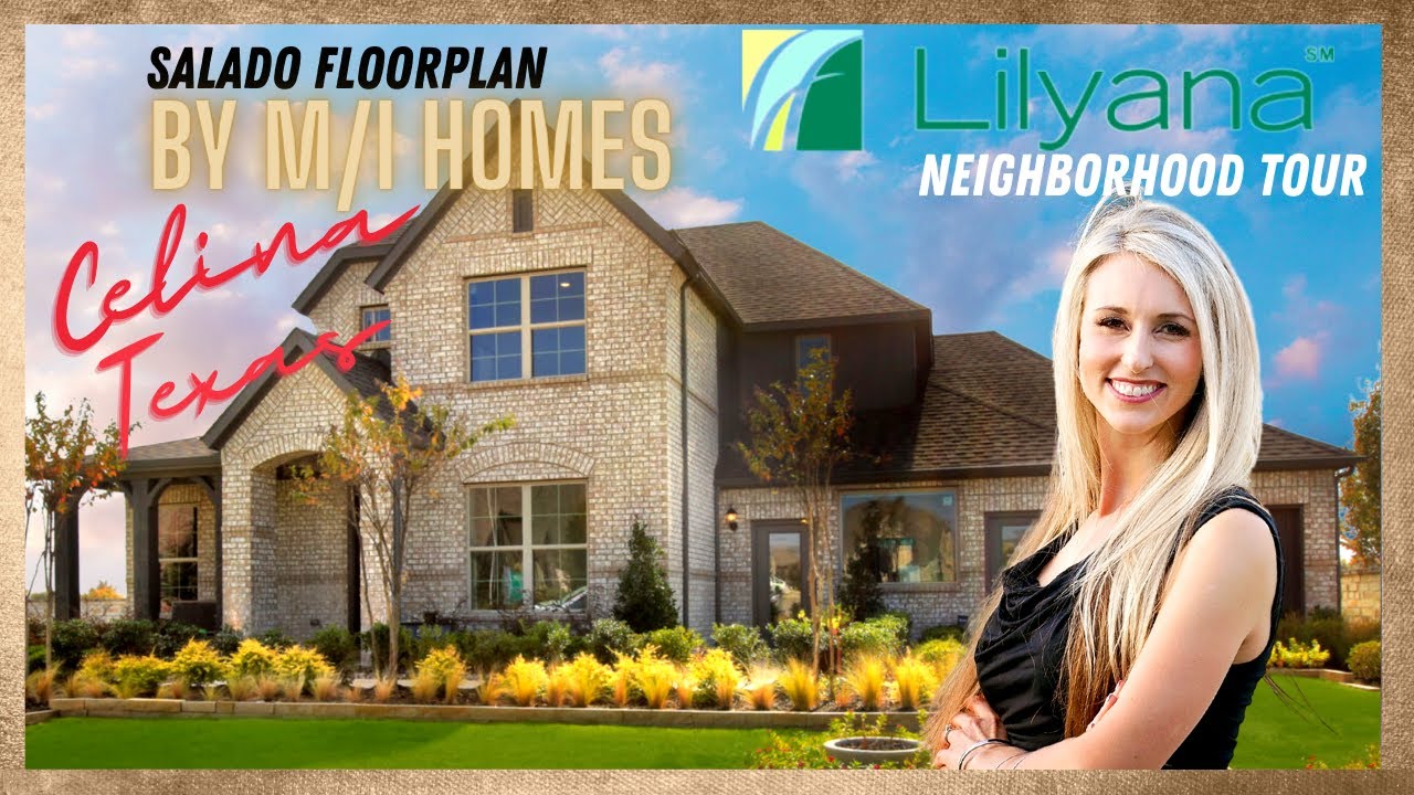 Lilyana M/I Homes Model Tour Celina TX Prosper ISD New Construction Homes YouTube