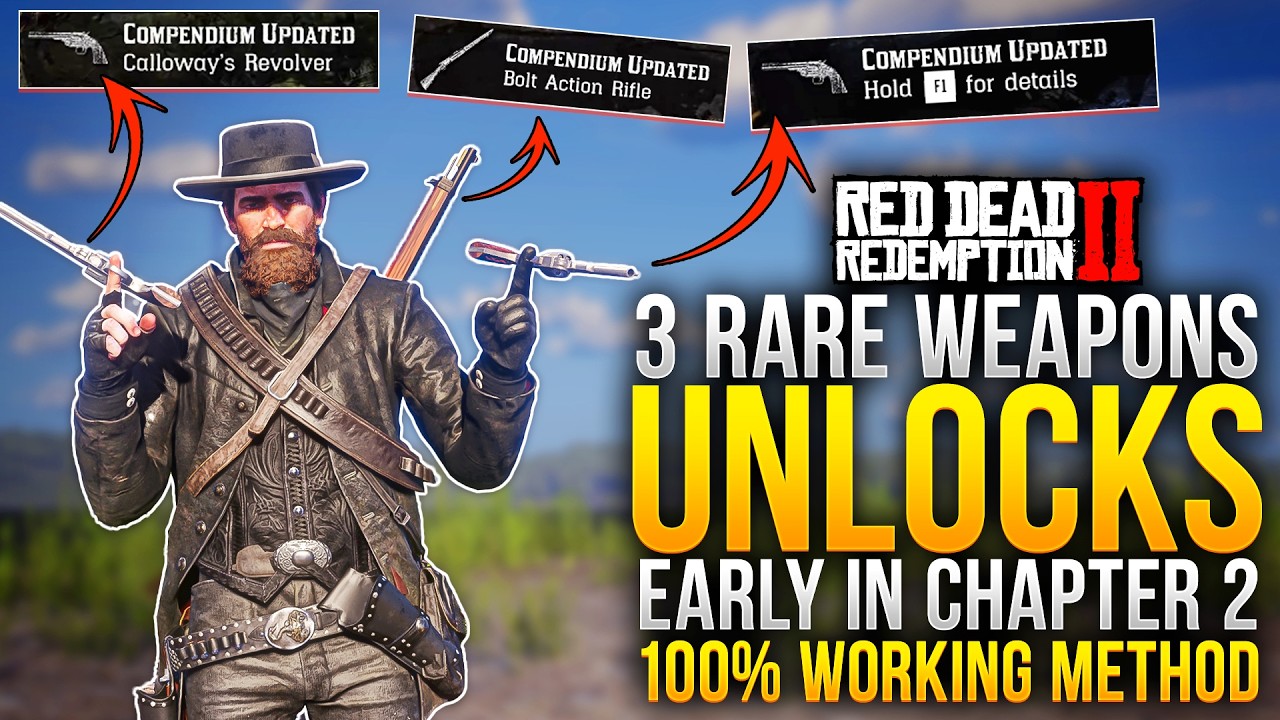 Unlock 3 Rare Weapons in Chapter 2 RDR2 & How To Get Them! Red Dead ...