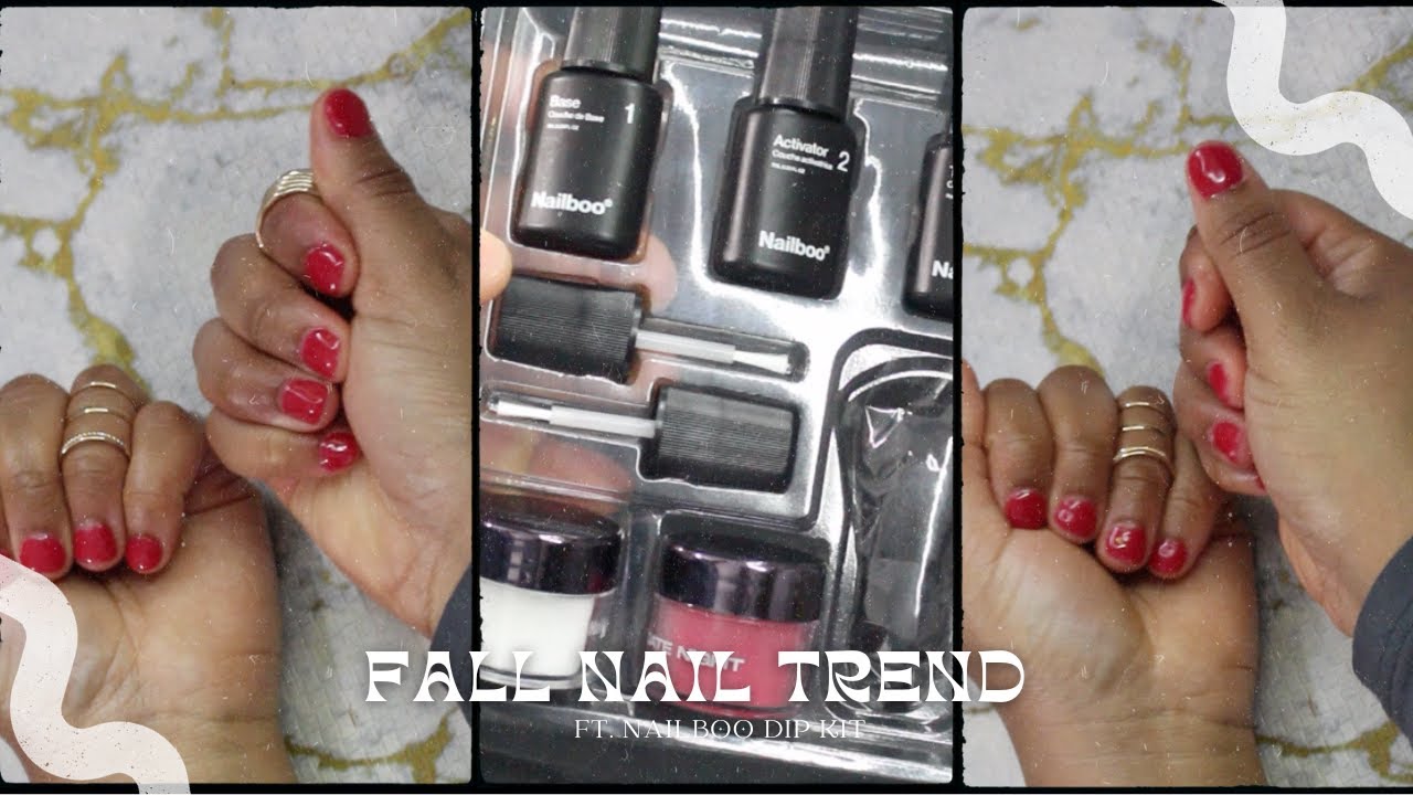 Get The Perfect Nails For The Season With Nailboo Dip Kit! At Home