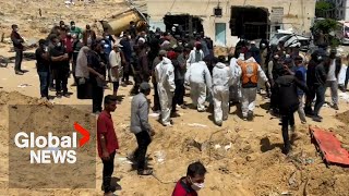 Gaza mass graves sound alarm for independent UN investigation by Global News 4,574 views 1 day ago 2 minutes, 11 seconds