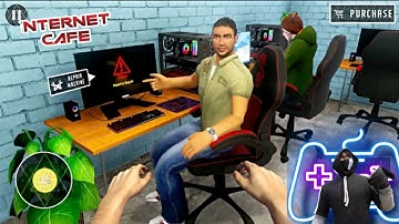 First Time Internet Cafe Simulator