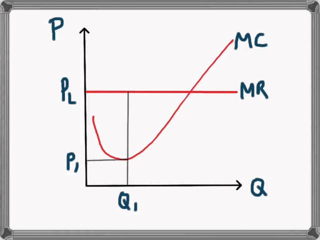 marginal cost curve profit maximization