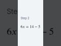 Simple linear equation challenge for class 6 | Solve for x? #maths #shorts