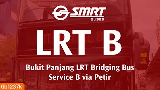 Route Showcase - Smrt Buses Bukit Panjang Lrt Bridging Service B Via Petir