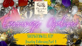 Most Unique & Quirky Earrings I’ve Ever Seen-Glorious Part 4 SHOPGOODWILL.COM Mystery Unboxing (043)